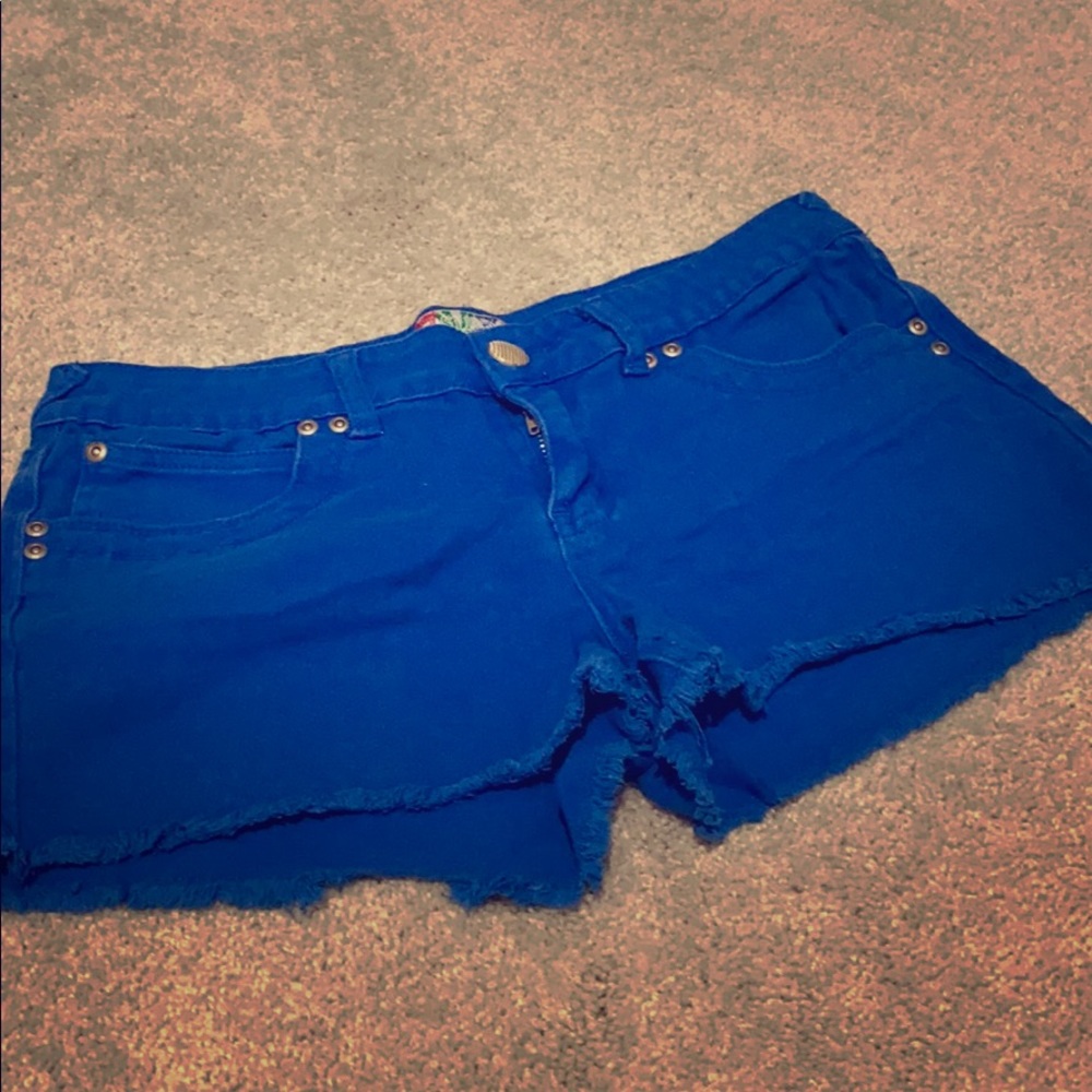 Blue Denim Shorts